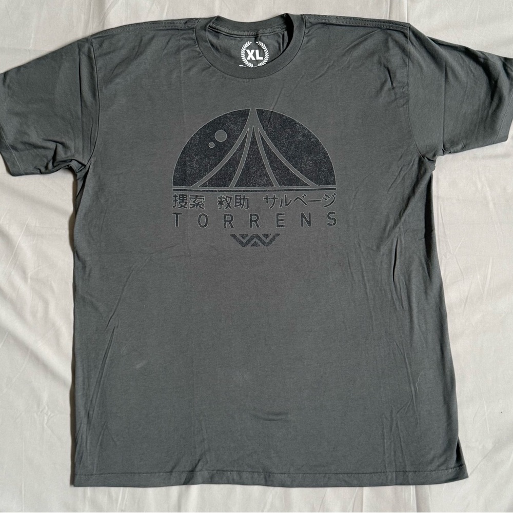 Men’s Teepublic Alien Torrens Grey‎ Graphic T-shirt Size XL
